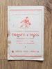 Wakefield Trinity v Hull 1959 Challenge Cup Replay Rugby League Programme