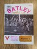 Batley v Rochdale Hornets Dec 1984 Rugby League Programme