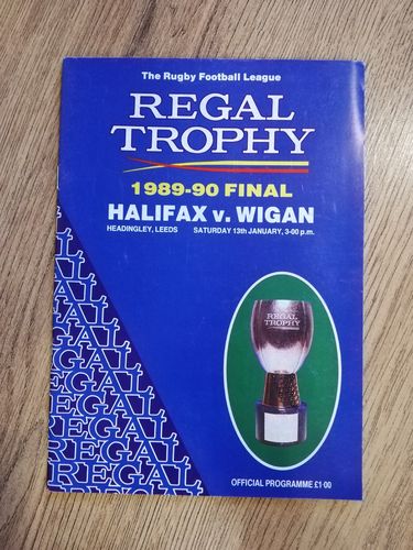 Halifax v Wigan 1990 Regal Trophy Final