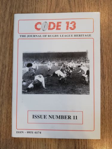 ' Code 13 ' Issue 11 June 1989 Rugby League Brochure