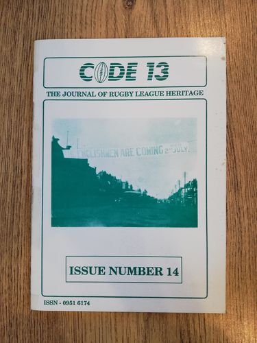 ' Code 13 ' Issue 14 1990 Rugby League Brochure
