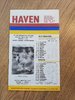 Whitehaven v Wigan Mar 1971 Rugby League Programme