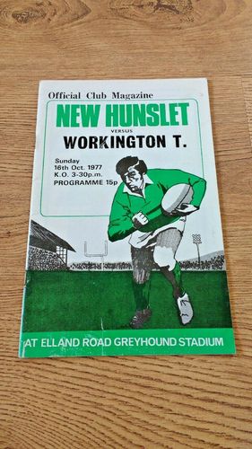 New Hunslet v Workington Town Oct 1977