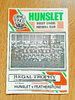 Hunslet v Featherstone Dec 1989 Regal Trophy Rugby League Programme