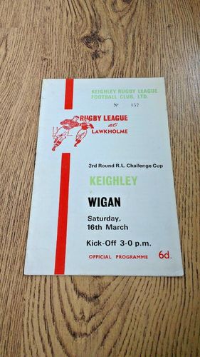 Keighley v Wigan Mar 1968 Challenge Cup