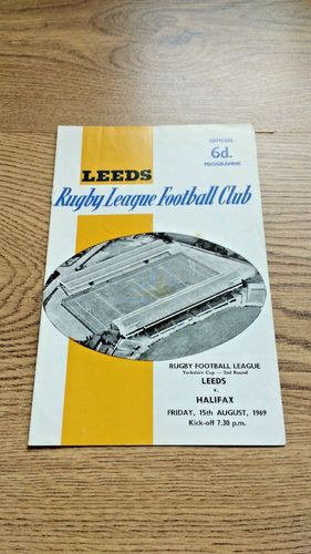 Leeds v Halifax Aug 1969 Yorkshire Cup