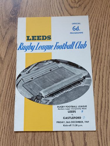 Leeds v Castleford Dec 1969