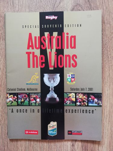 Australia v British Lions 2nd Test 2001