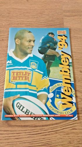 Leeds 1994 Wembley Souvenir Rugby League Brochure