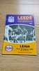 Leeds v Leigh Aug 1987 Rugby League Programme