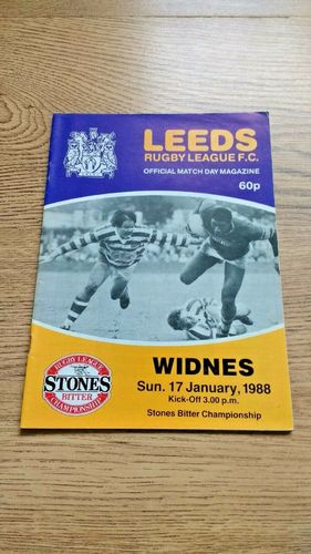 Leeds v Widnes Jan 1988