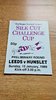 Leeds v Hunslet Jan 1989 Challenge Cup Rugby League Programme