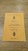 Cornwall v Devon & Cornwall Chief Constables XV 1995 Rugby Union Programme