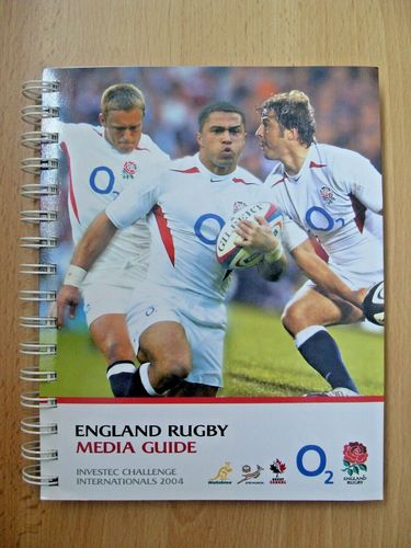 England 2004 Investec Challenge Rugby Media Guide