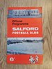 Salford v St Helens Sept 1966 BBC2 Floodlit Trophy Rugby League Programme