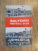Salford v Wakefield Jan 1971 Challenge Cup Rugby League Programme