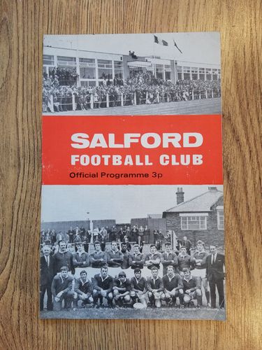 Salford v Wigan Apr 1971 Rugby League Programme