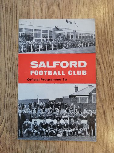 Salford v Leeds Sept 1971 Rugby League Programme