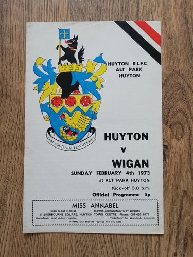 Huyton v Wigan Feb 1973