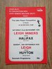 Leigh Miners v Halifax \ Leigh v Huyton 1978 JP Trophy Rugby League Programme