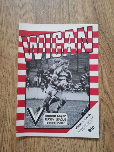 Wigan v Leeds Apr 1983