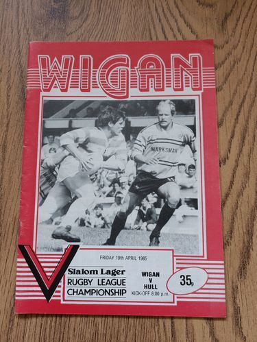 Wigan v Hull Apr 1985