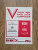 Wigan v York Mar 1982 Rugby League Programme
