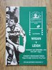 Wigan v Leigh Sept 1991 Lancashire Cup Rugby League Programme