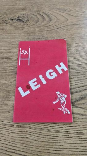 Leigh v Wigan Aug 1972 Rugby League Programme