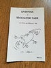 Liverpool v Broughton Park Feb 1973 Rugby Programme
