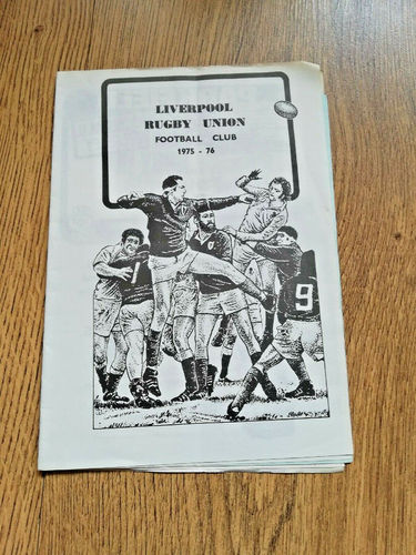 Liverpool v Headingley Mar 1976 Rugby Programme