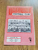 Liverpool v St Helens Nov 1982 Rugby Programme