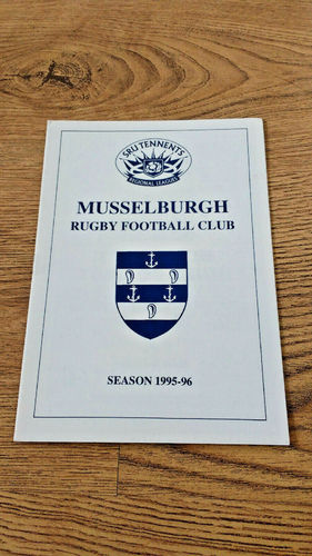 Musselburgh v Haddington Dec 1995 Rugby Programme
