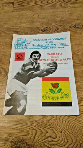 Waikato v New South Wales May 1982 Rugby Programme