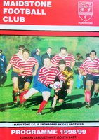 Maidstone Rugby Union Programmes