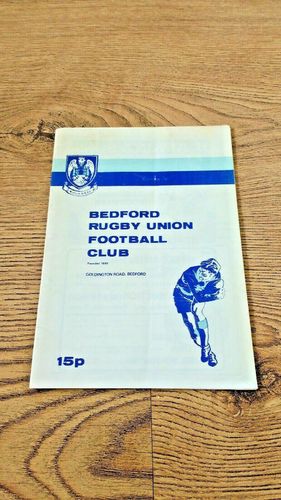 Bedford v Ebbw Vale Oct 1981 Rugby Programme