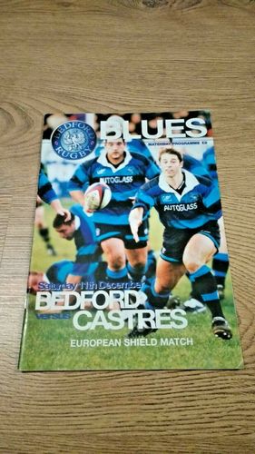Bedford v Castres Dec 1999 European Shield Rugby Programme