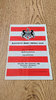 Gloucester v Coventry Dec 1980 Rugby Programme