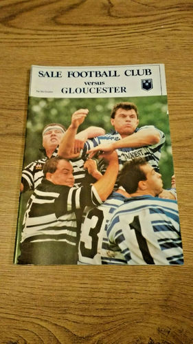 Sale v Gloucester Oct 1994 Rugby Programme