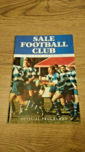 Sale v Harlequins Oct 1995 Rugby Programme