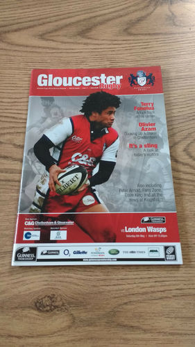 Gloucester v London Wasps May 2006 Rugby Programme