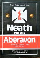 Neath Rugby Union Programmes