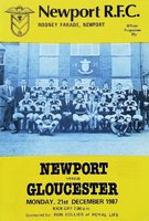 Newport Rugby Union Programmes