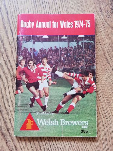 Welsh Brewers Rugby Annual for Wales 1974-75