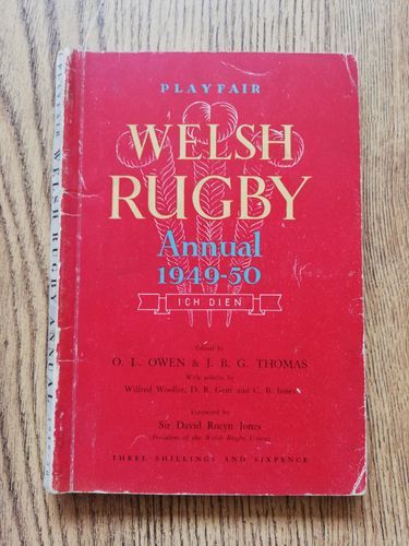 Playfair Welsh Rugby Annual 1949-50