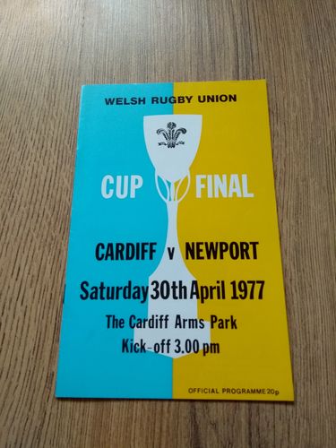 Cardiff v Newport Apr 1977 Welsh Cup Final