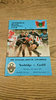 Newbridge v Cardiff Apr 1995 Rugby Programme