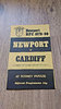 Newport v Cardiff Oct 1979 Rugby Programme