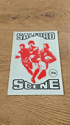 Salford v Widnes Mar 1980 Challenge Cup Quarter Final Rugby League Programme