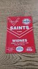 St Helens v Widnes Jan 1988 Rugby League Programme